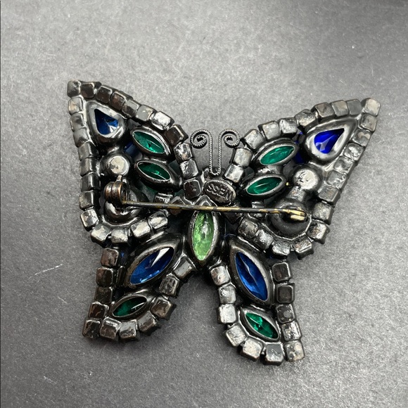 Weiss butterfly brooch vintage - Picture 4 of 6